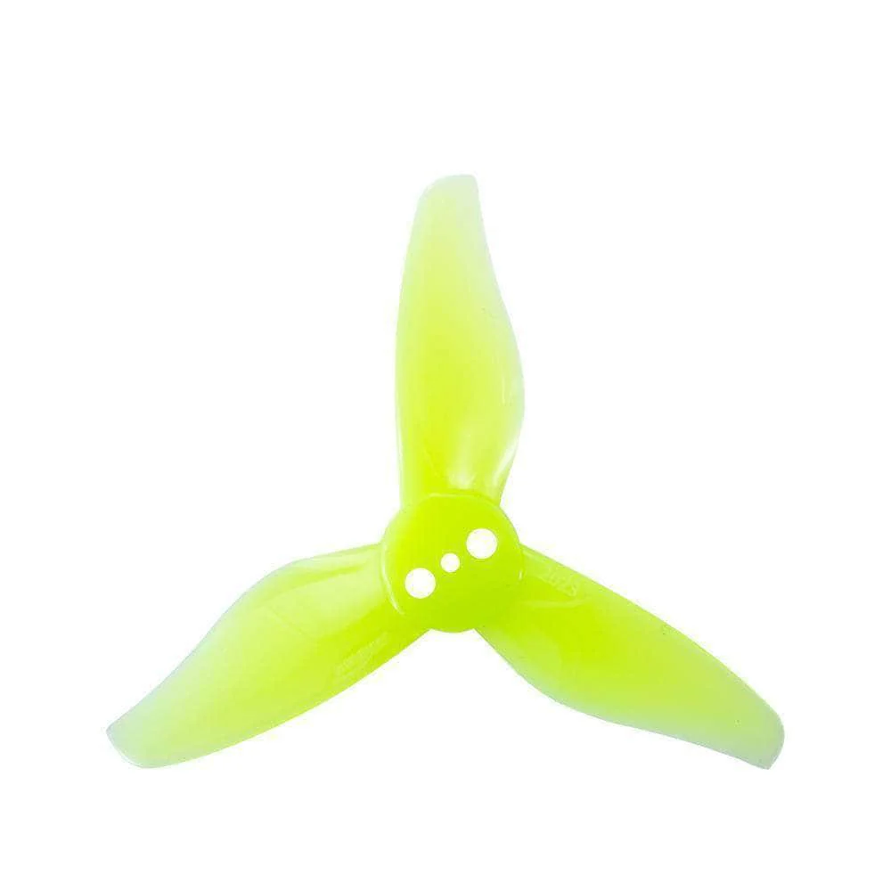 Gemfan Hurricane 2023-3 / 2" Tri-Blade Micro/Whoop FPV Drone Props for 1.5mm Shaft T-Mounted (8 Pack) - Choose Color - Image 3