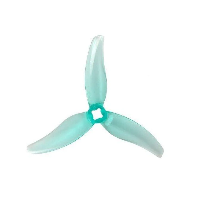 Gemfan Hurricane 3630-3 / 3.6" Tri-Blade FPV Drone Props for 5mm / 1.5mm Shaft T-Mounted w/ Adapter (4 Pack) - Choose Color - Image 4