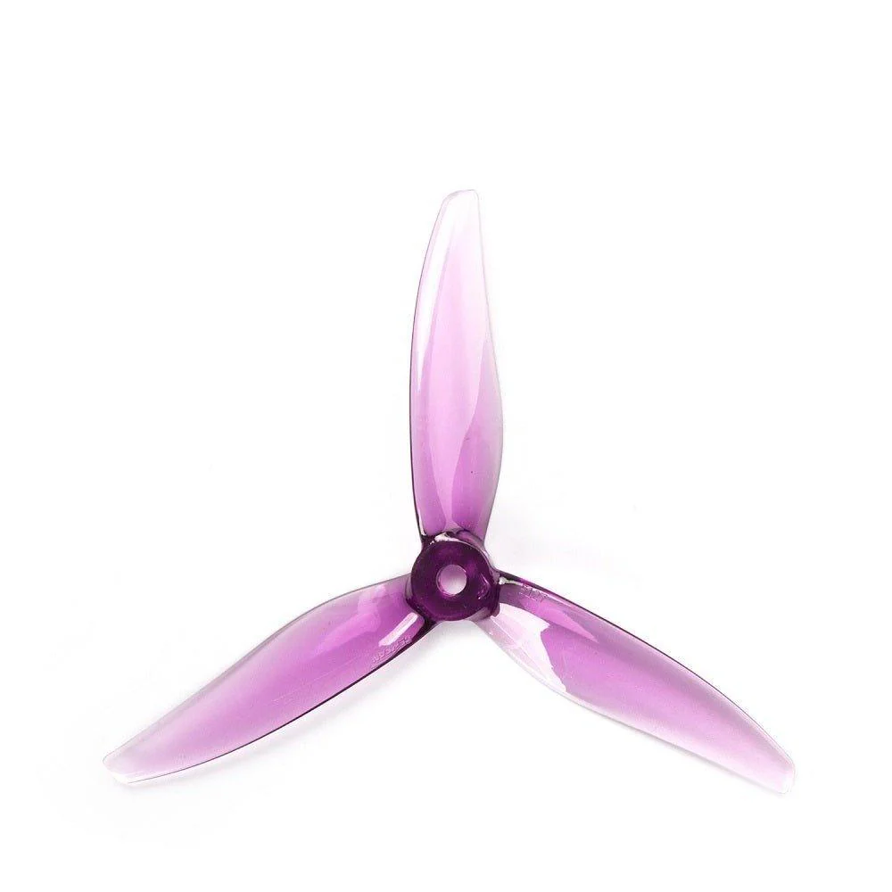Gemfan Hurricane 5127-3 / 5.1" Tri-Blade FPV Drone Props (4 Pack) - Choose Color - Image 3