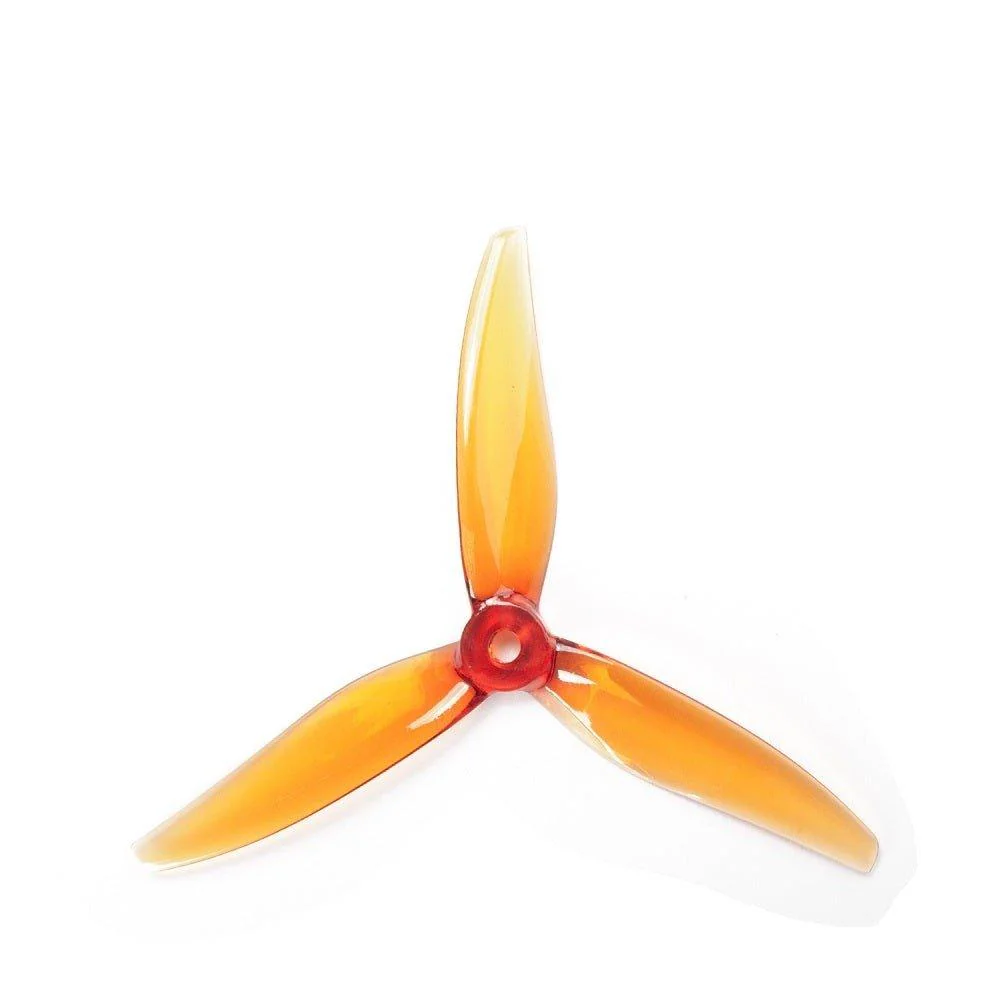 Gemfan Hurricane 5127-3 / 5.1" Tri-Blade FPV Drone Props (4 Pack) - Choose Color - Image 4