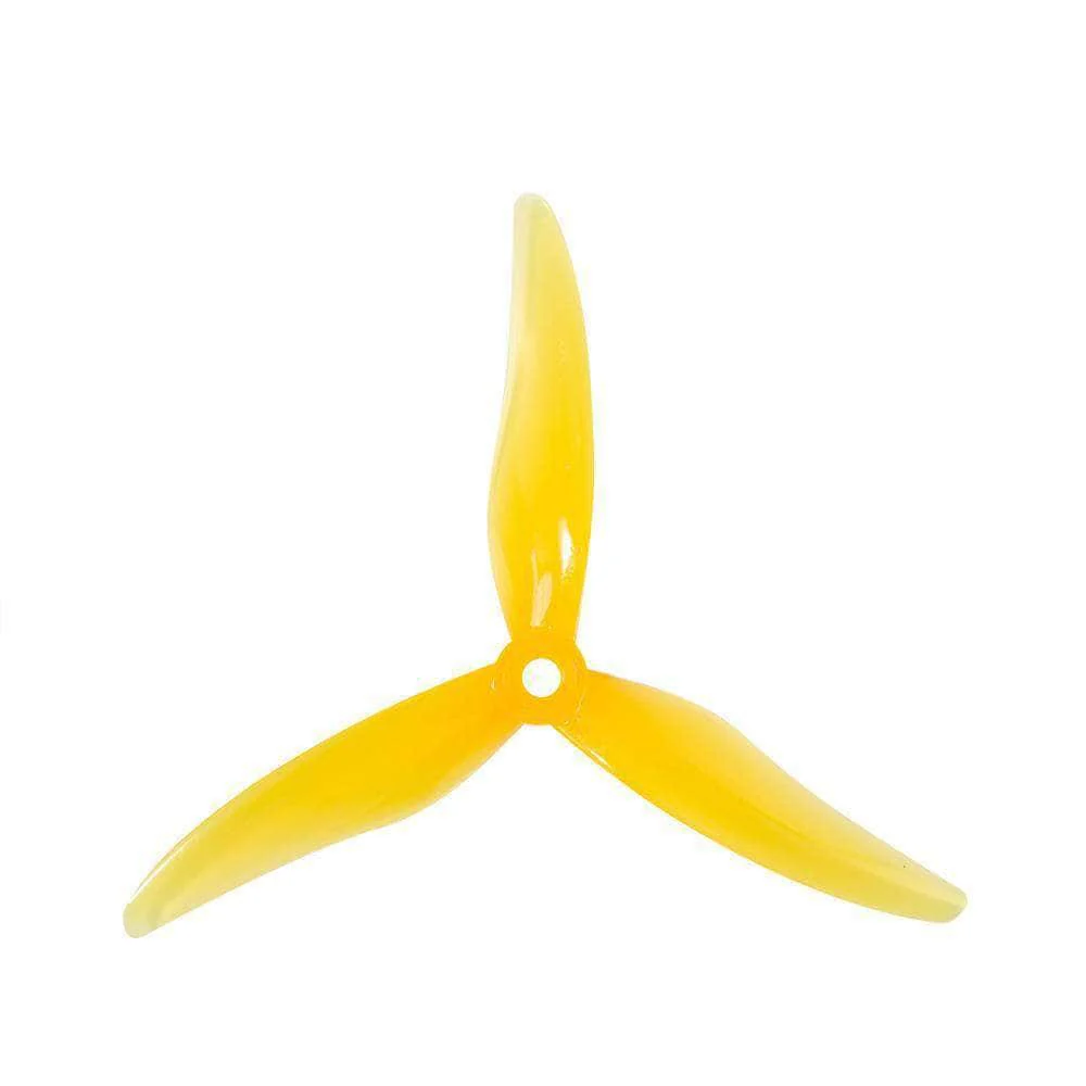Gemfan Hurricane 51477 5137-3 / 5.1" Tri-Blade FPV Drone Props (4 Pack) - Choose Color - Image 3