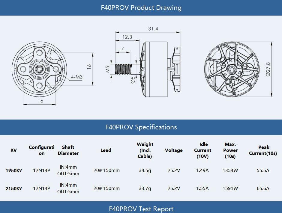 T-Motor F40 PRO V High-Performance Racing Motor - Image 11