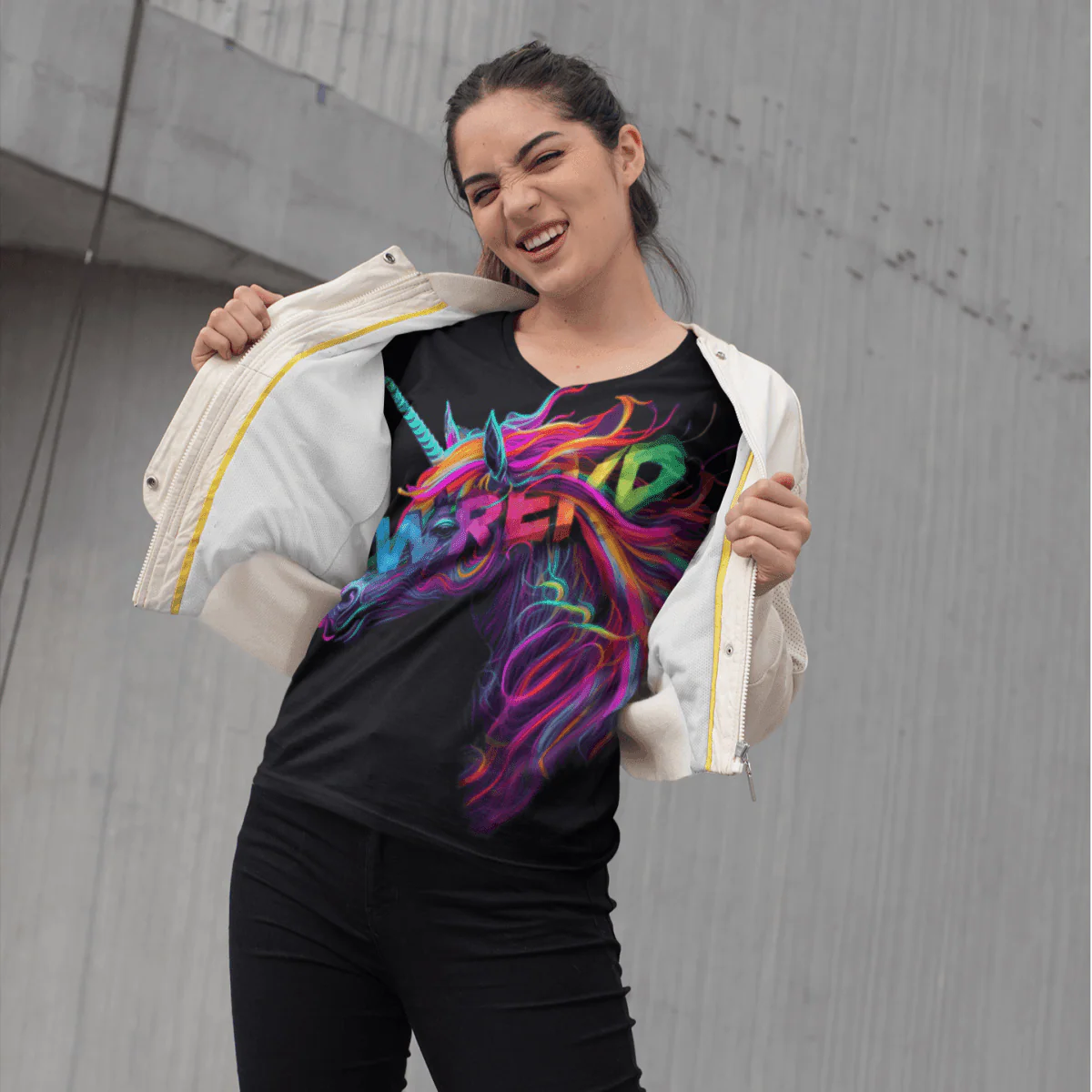 Unicorn "Frisa Lank" Women's Tee - Image 3